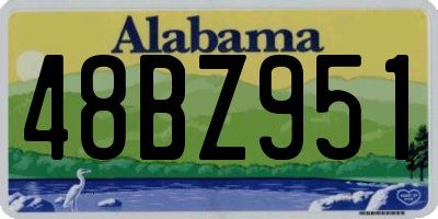 AL license plate 48BZ951