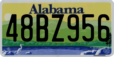 AL license plate 48BZ956