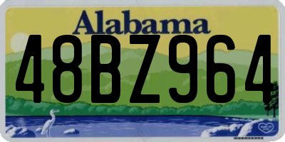 AL license plate 48BZ964