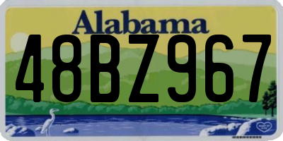 AL license plate 48BZ967