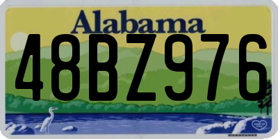AL license plate 48BZ976