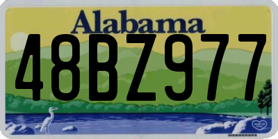 AL license plate 48BZ977