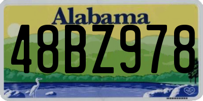 AL license plate 48BZ978