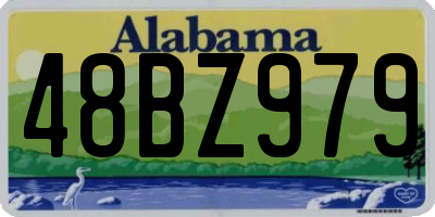 AL license plate 48BZ979