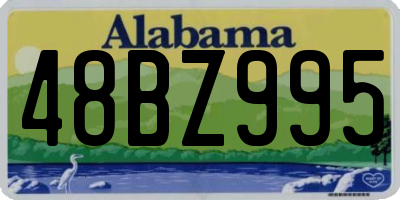 AL license plate 48BZ995