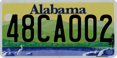 AL license plate 48CA002