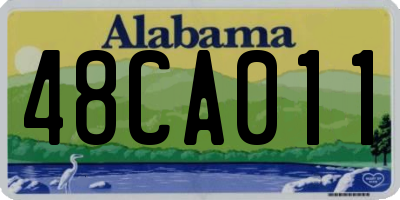 AL license plate 48CA011