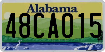 AL license plate 48CA015