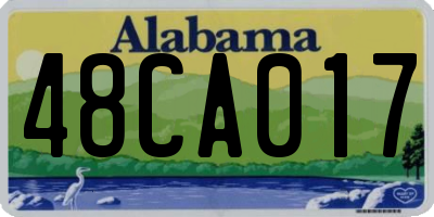 AL license plate 48CA017