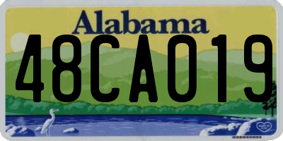 AL license plate 48CA019