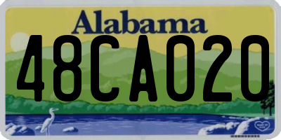 AL license plate 48CA020