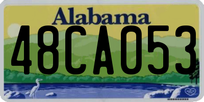 AL license plate 48CA053