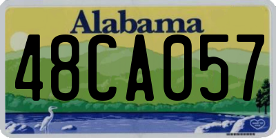 AL license plate 48CA057
