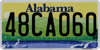 AL license plate 48CA060