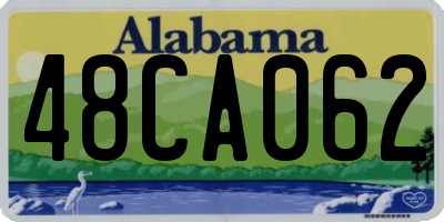 AL license plate 48CA062