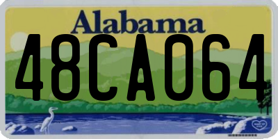 AL license plate 48CA064