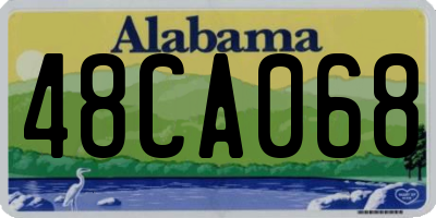 AL license plate 48CA068