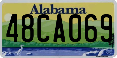 AL license plate 48CA069