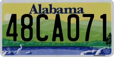 AL license plate 48CA071