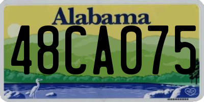AL license plate 48CA075