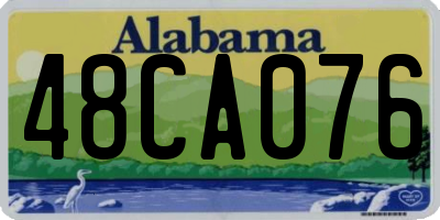AL license plate 48CA076