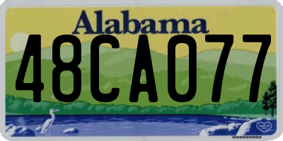 AL license plate 48CA077