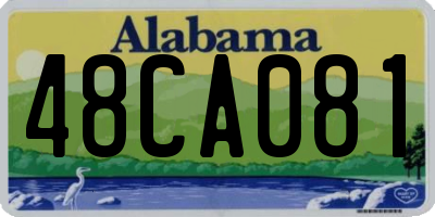 AL license plate 48CA081