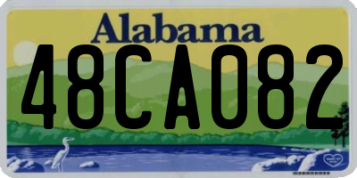 AL license plate 48CA082