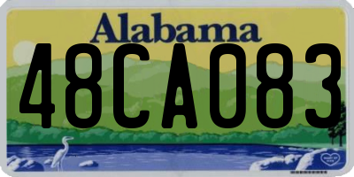 AL license plate 48CA083