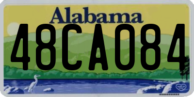 AL license plate 48CA084