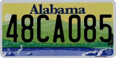 AL license plate 48CA085