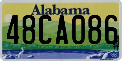 AL license plate 48CA086