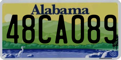 AL license plate 48CA089