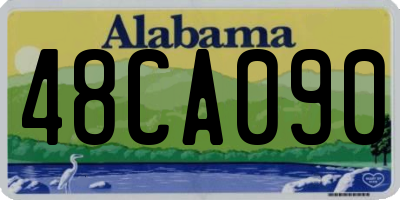 AL license plate 48CA090
