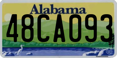 AL license plate 48CA093