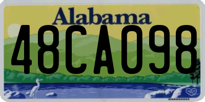 AL license plate 48CA098