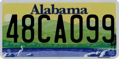 AL license plate 48CA099