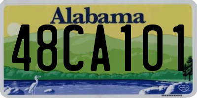 AL license plate 48CA101