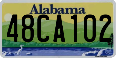 AL license plate 48CA102