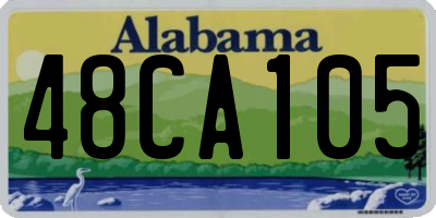 AL license plate 48CA105