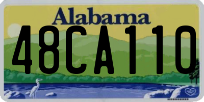 AL license plate 48CA110