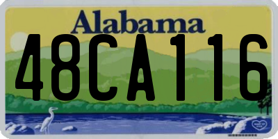 AL license plate 48CA116