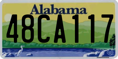 AL license plate 48CA117