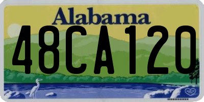 AL license plate 48CA120