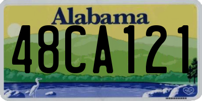 AL license plate 48CA121