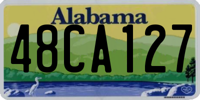 AL license plate 48CA127