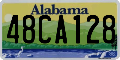 AL license plate 48CA128