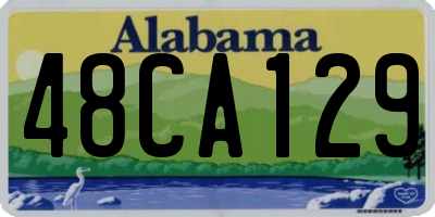AL license plate 48CA129