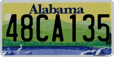 AL license plate 48CA135
