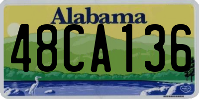 AL license plate 48CA136